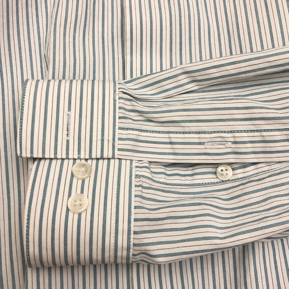 Calvin Klein Men's Stripe Slim Fit Shirt (A) - Picture 4 of 5